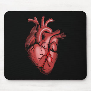Mousepad Imagem Realista Anatômica do Coração