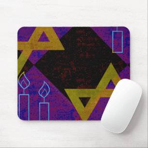 Mousepad Imagem temática de Hanukkah da SlipperyJoe's amare