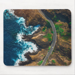 Mousepad Imagens Cênicas do Oceano de Arte de Praia Fotogra