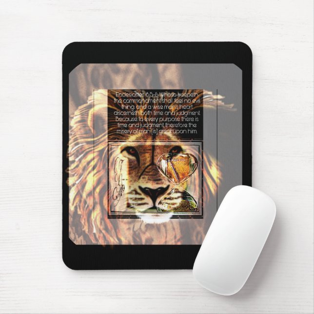 Mousepad Imagens das Escrituras: O Decreto do Leão | 2D (Com mouse)
