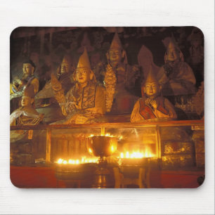 Mousepad Imagens de Lamas no Mosteiro de Sara, Lhasa,