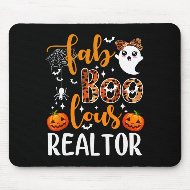 Mousepad Imobilizador Fabooloso do Edifício Halloween Ag (Frente)