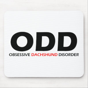 Mousepad IMPAR - desordem obsessiva do Dachshund