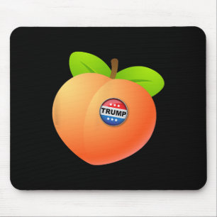 Mousepad Impeachment de Trump - Pêssego com botão de Trump