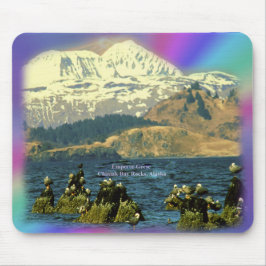 Mousepad Imperador Geese na Baía de Chiniak perto de Chinia