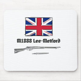 Mousepad Império Britânico P1888 Fuzil Lee Metford 