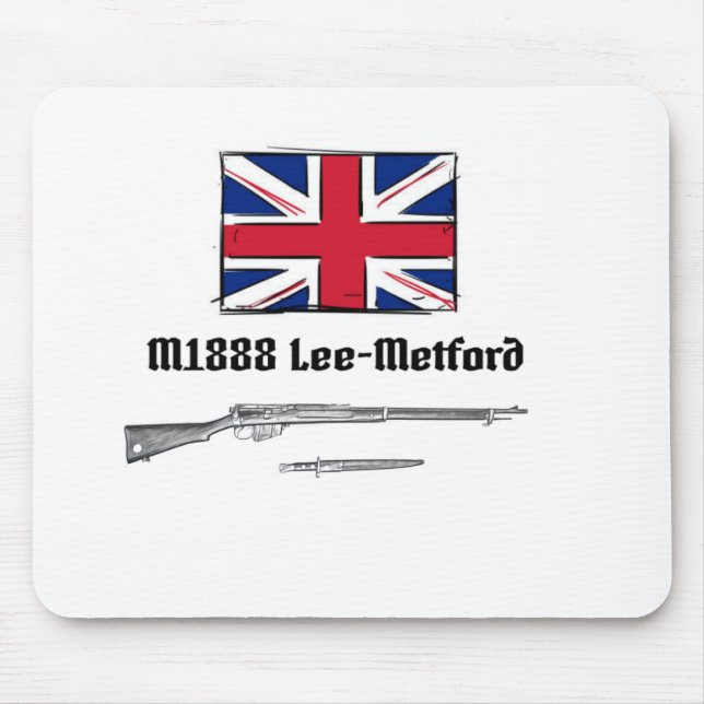 Mousepad Império Britânico P1888 Fuzil Lee Metford  (Frente)
