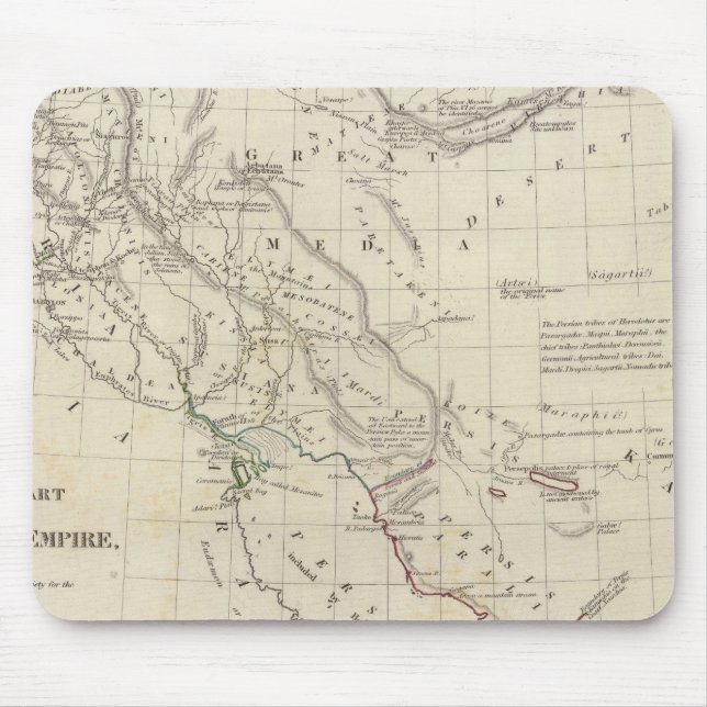 Mousepad Império Persa, Leste (Frente)