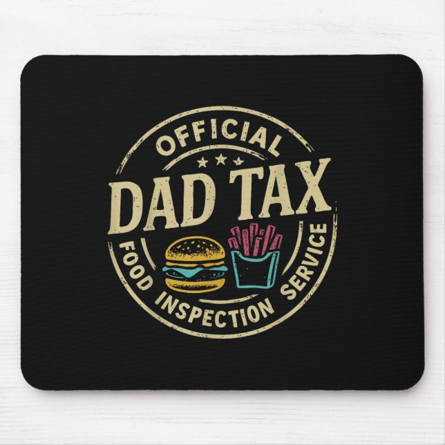 Mousepad Imposto do Papai Garantindo que Não é Veneno Dia d (Frente)