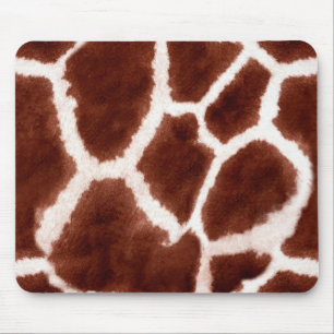 Mousepad Impressão animal do teste padrão do girafa