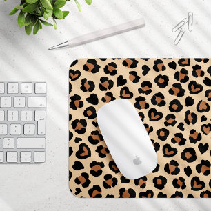 Mousepad Impressão Animal, Leopardo Castanho, Manchas de Ch