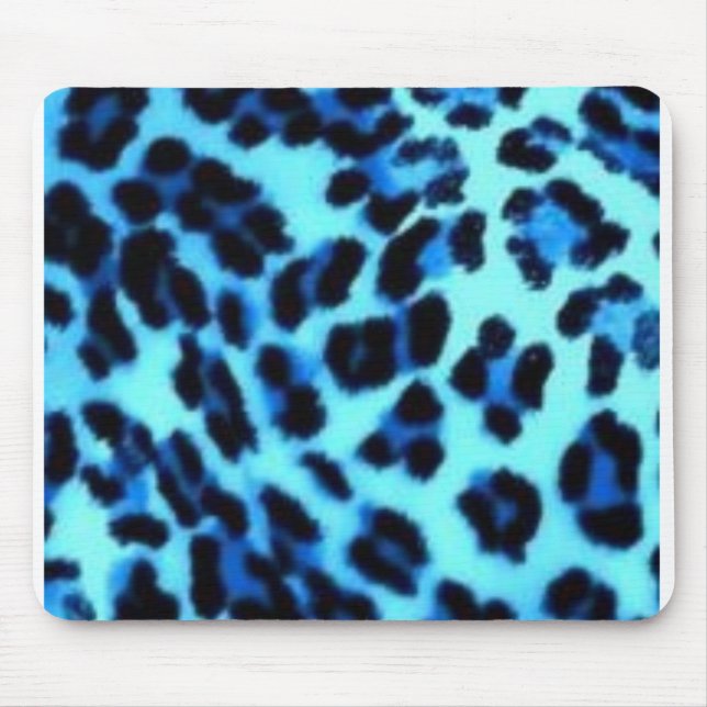 Mousepad impressão azul da chita (Frente)
