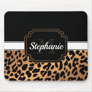 Mousepad Impressão bonito do leopardo