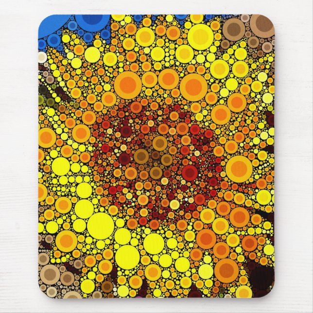 Mousepad Impressão brilhante da arte de Digitas do mosaico (Frente)