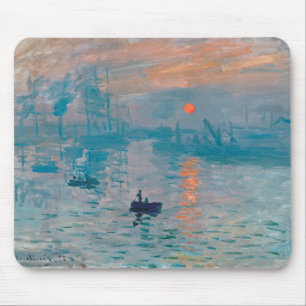 Mousepad Impressão Clausto sunrise impressionista