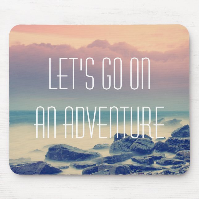 Mousepad Impressão da aventura (Frente)