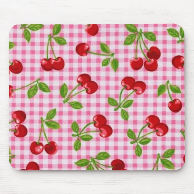 Mousepad Impressão da cereja (Frente)