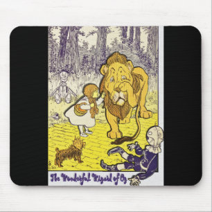 Mousepad Impressão da edição de mágico de Oz do vintage