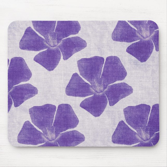 Mousepad Impressão da Flor Roxo (Frente)