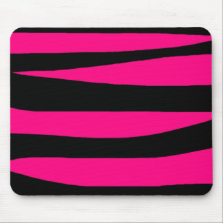 Mousepad Impressão da zebra do rosa quente