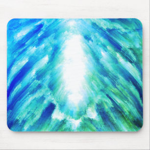 Mousepad Impressão de Abstrato de Arte Celestial Light Burs