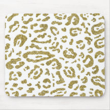 Impressão de Animal Leopardo Cheetah Branco Brilho