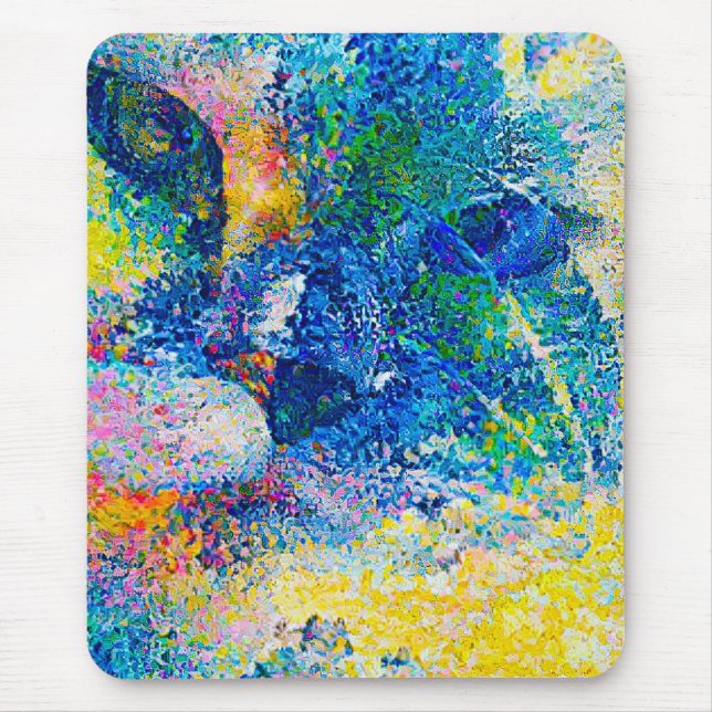 Mousepad Impressão de arte de Abstrato vibrante (Frente)