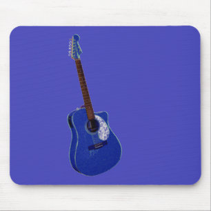Mousepad Impressão de arte de guitarra