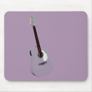Mousepad Impressão de arte de guitarra