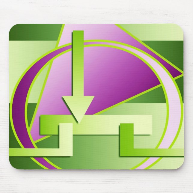 Mousepad impressão de arte digital "Diagrama de Circuito" (Frente)