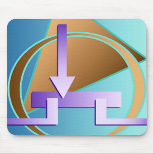 Mousepad impressão de arte digital "Diagrama de Circuito"