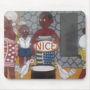 Mousepad Impressão de Arte sobre Estilo de Vida Tradicional