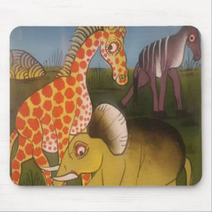 Mousepad Impressão de Arte Tripartida Africana