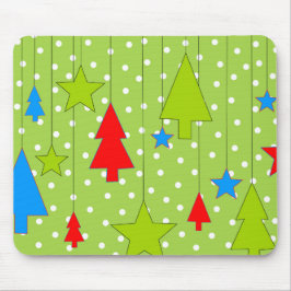 Mousepad Impressão de Árvore de Natal Festiva