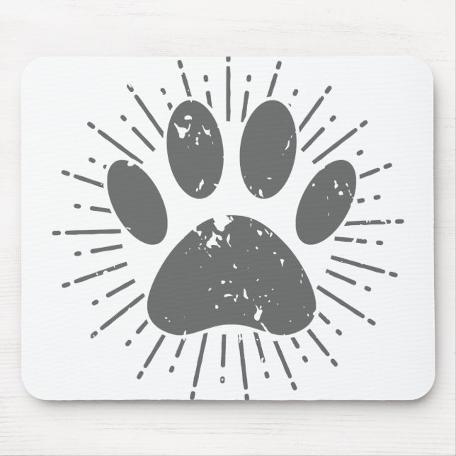 Mousepad Impressão de Canas de Cachorro de Feixe-Sol Distan (Frente)
