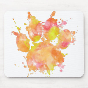Mousepad Impressão de Caneta de Cachorro de Mancha de Manch