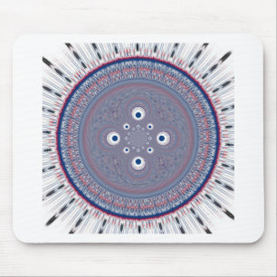 Mousepad Impressão de Design de arte radial