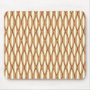 Mousepad Impressão de Fita do Médio do Século - bronzead