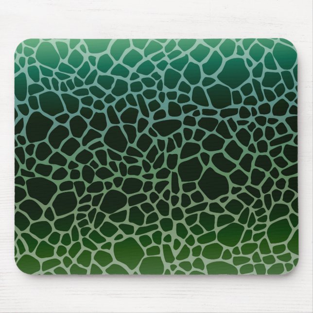 Mousepad Impressão de Green Ombre Giraffe (Frente)
