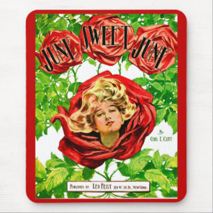 Mousepad impressão de música em junho de 1908