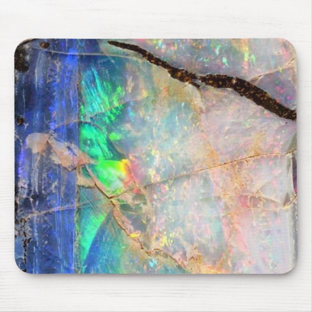 Mousepad Impressão de Opal Azul (Frente)