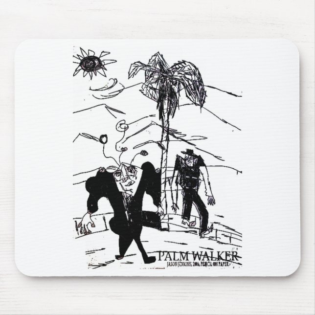 Mousepad impressão de palma (Frente)