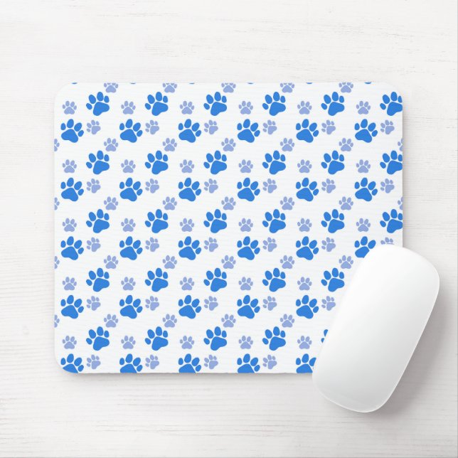 Mousepad Impressão de Pata de Cachorro Amante de Animais Si (Com mouse)