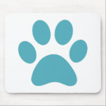 Mousepad Impressão de Paw<br><div class="desc">Design de impressão de plataforma divertida para amantes de os animais!</div>
