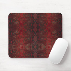 Mousepad Impressão de Python Vermelho e Negro