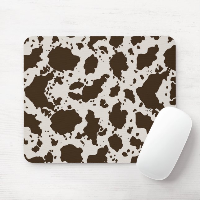 Mousepad Impressão de vaca (Com mouse)