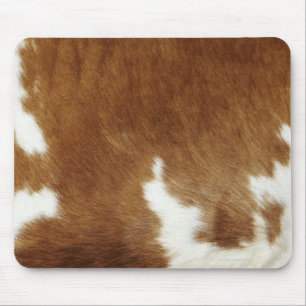 Mousepad Impressão do couro de Brown