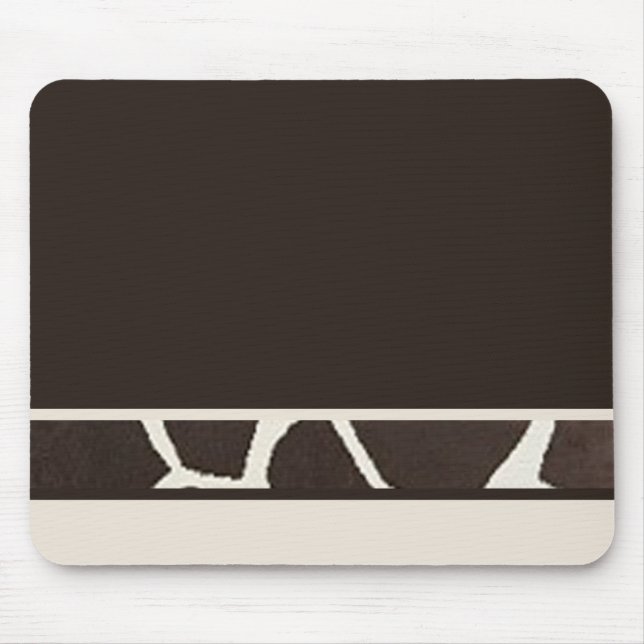 Mousepad Impressão do girafa (Frente)