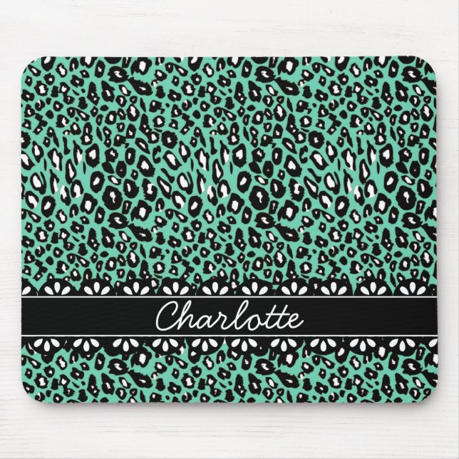 Mousepad Impressão e renda do Leopard de Casa Fashiável (Frente)