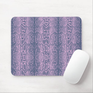 Mousepad Impressão em animais de pele cor-de-Cobra rosa